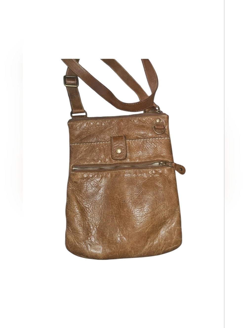 Roots Canada Tribe Leather Venetian Village Crossbody Bag